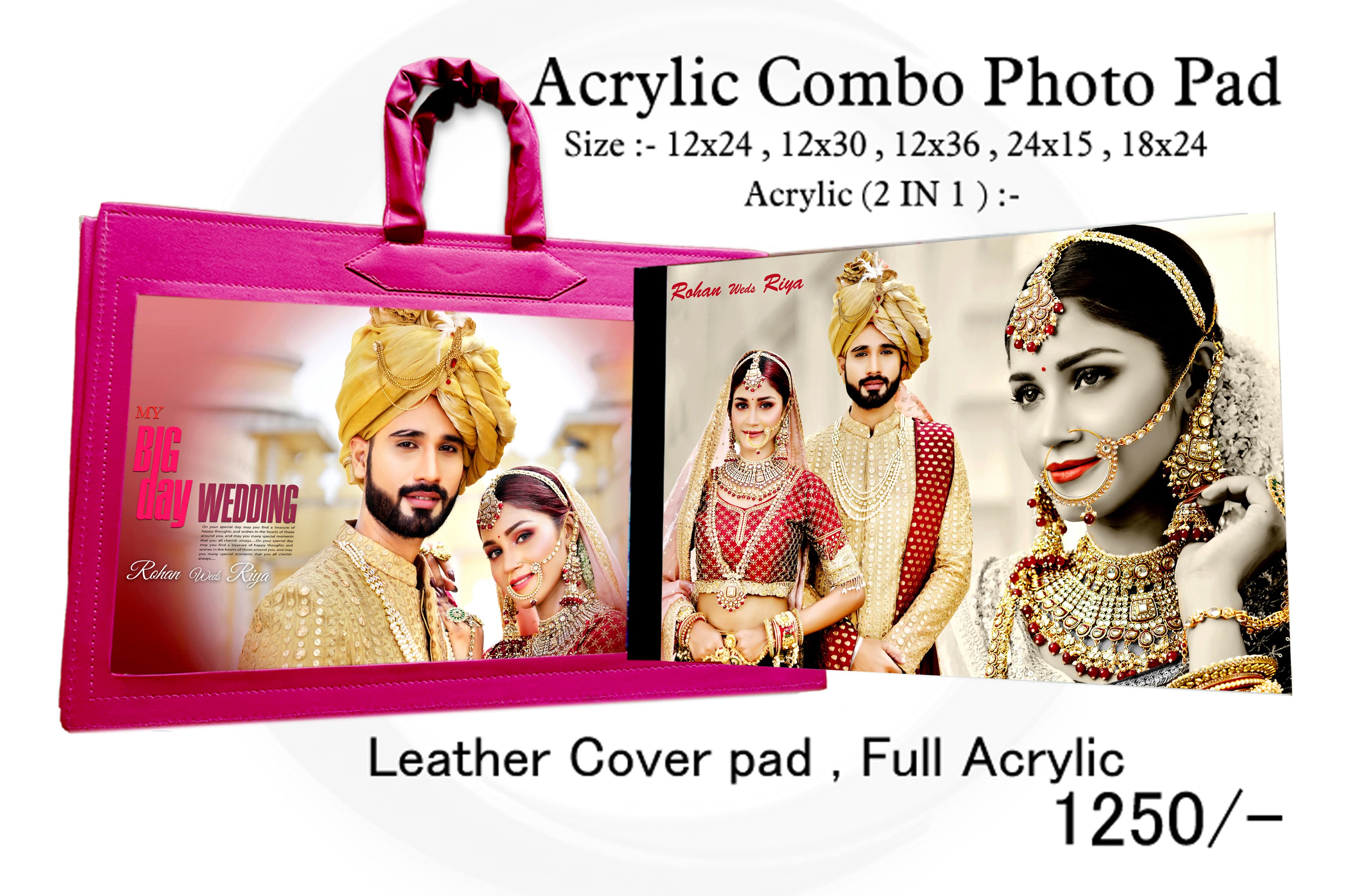 Acrylic 2-in-1 Premium Photo Album